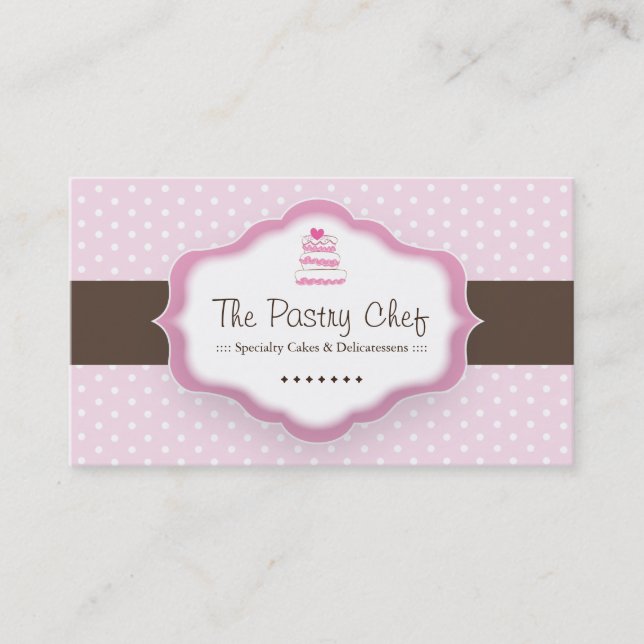 Whimsical Bakery Business Cards (Front)