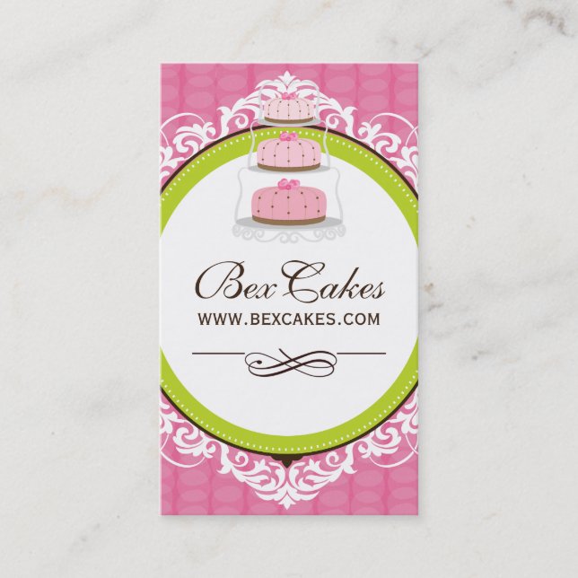 Whimsical Bakery Business Cards (Front)