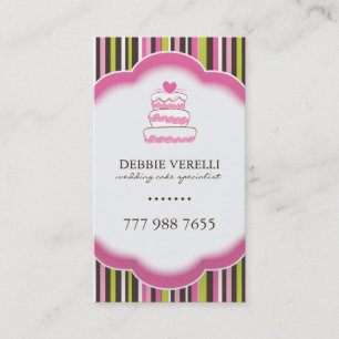 Whimsical Bakery Business Cards