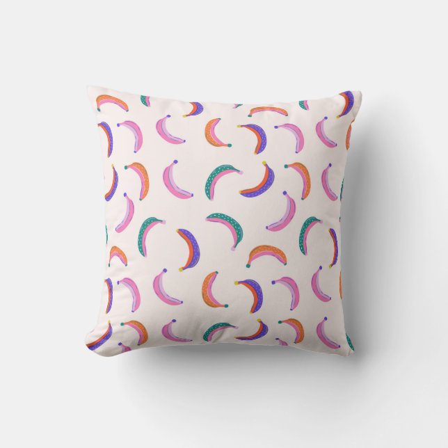 Whimsical Bananas Cushion (Front)