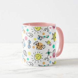 Whimsical Beach Day Mug