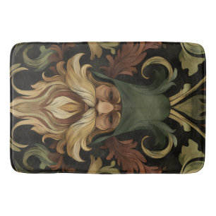 Whimsical Bearded Guardian Bath Mat