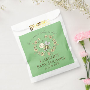 Whimsical Bee Wreath Baby Shower Favour Bag
