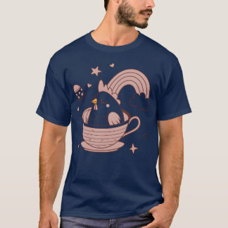 Whimsical Bird inea Cup family T-Shirt