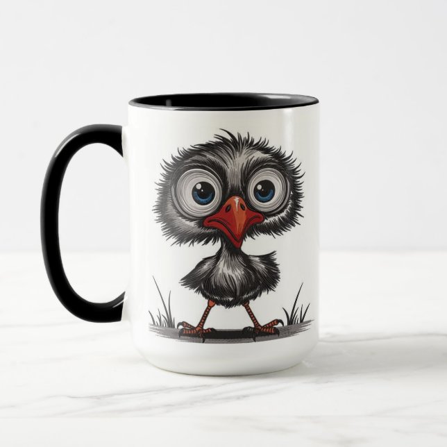 Whimsical bird mug (Left)