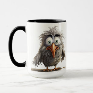 Whimsical Bird Mug