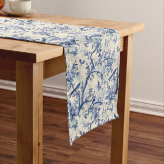 Whimsical Birds Among Trees Tablecloth