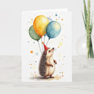 Whimsical Birthday Creature Art Card