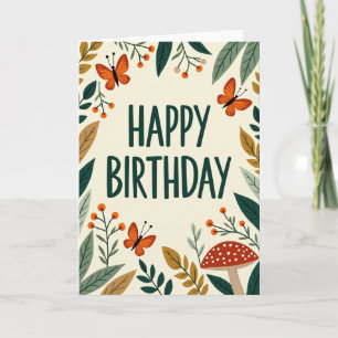 Whimsical Birthday Frame Card