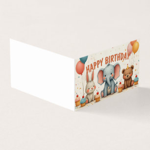 Whimsical Birthday Friends Gather Here