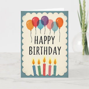 Whimsical Birthday Illustration Card