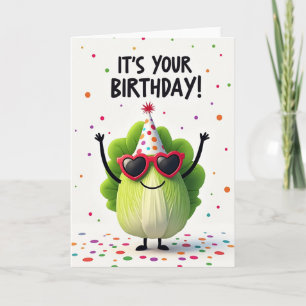 Whimsical Birthday Leafy Card