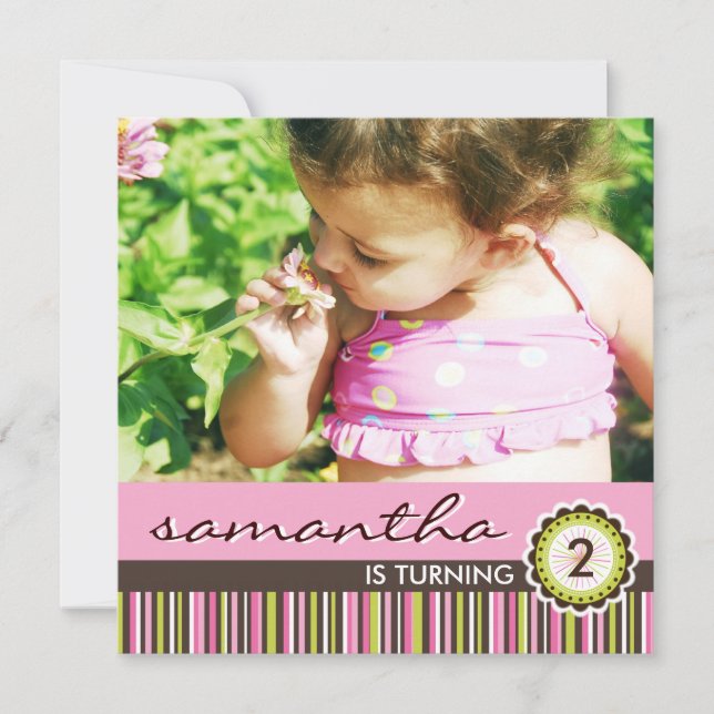 Whimsical Birthday Party Invitation (Front)