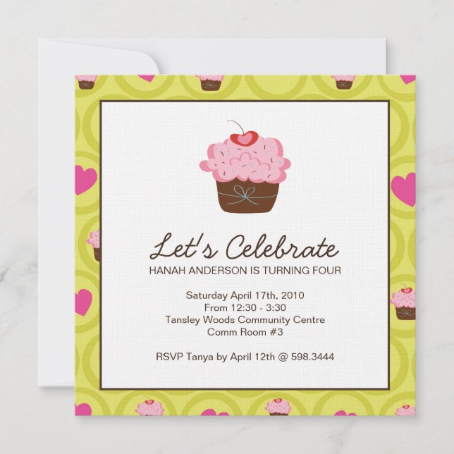 Whimsical Birthday Party Invitation (Front)