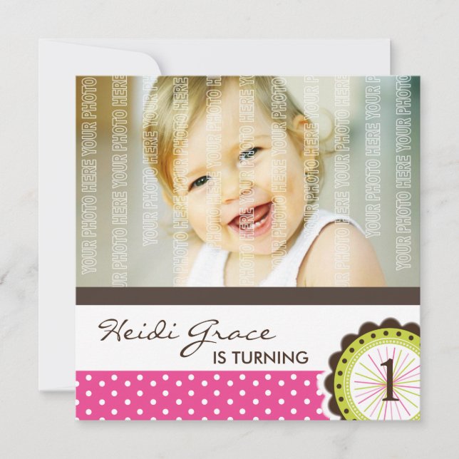 Whimsical Birthday Party Invitation (Front)