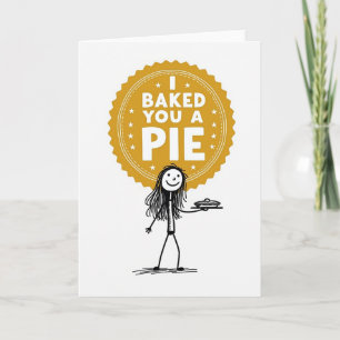 Whimsical Birthday Pie Card