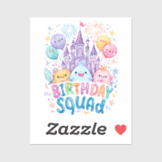 Whimsical Birthday Shirt | Castle & Balloons Graph