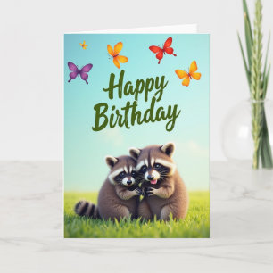 Whimsical Birthday Woodland Card