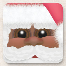 Whimsical Black or African American Santa Claus