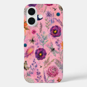 Whimsical Bloom Garden iPhone 16 Case