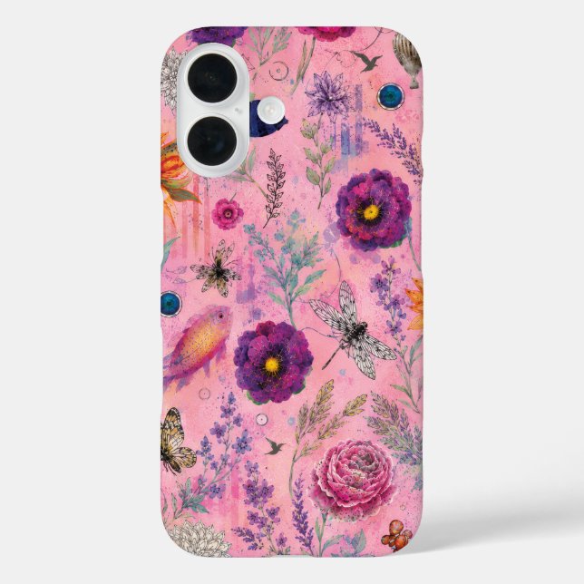 Whimsical Bloom Garden Case-Mate iPhone Case (Back)