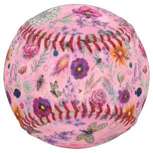 Whimsical Bloom Garden Softball
