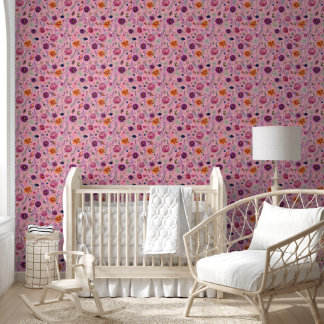 Whimsical Bloom Garden Wallpaper