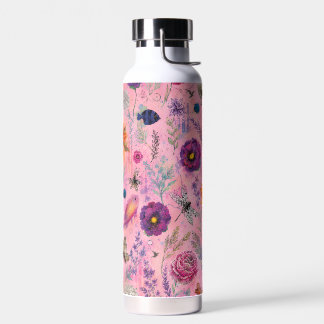 Whimsical Bloom Garden Water Bottle
