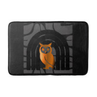 Whimsical Boho Owl & Tropical Monstera Leaf