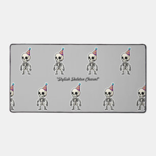 "Whimsical Bone Buddy" Desk Mat