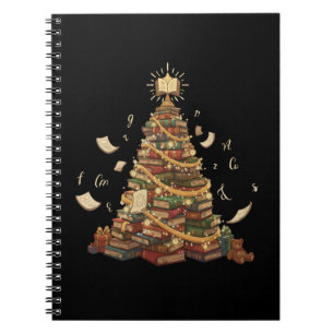 Whimsical Book Lover's Christmas Tree Literary