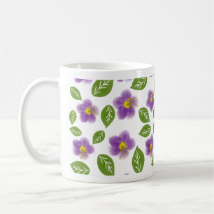 Whimsical Botanical Floral Garden Aesthetic Patter Coffee Mug