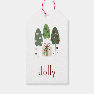 Whimsical Botanical Holiday - Ornaments Gift Tag