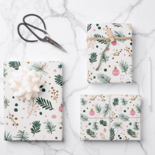 Whimsical Botanical  Wrapping Paper Sheet