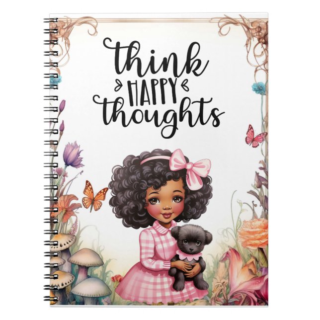 whimsical Brawn Babe Notebook (Front)
