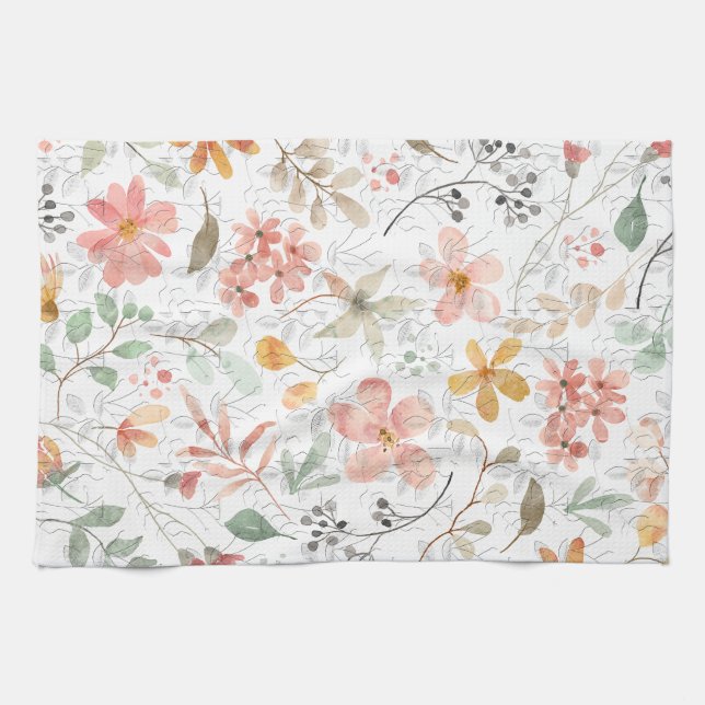 Whimsical Breeze Tea Towel (Horizontal)