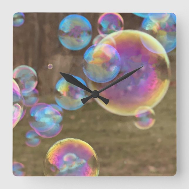 Whimsical Bubbles Clock (Front)