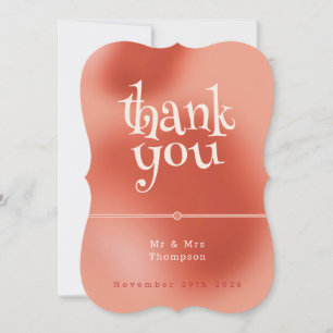 Whimsical Bubbles of Love: Fairy Tale Wedding Thank You Card
