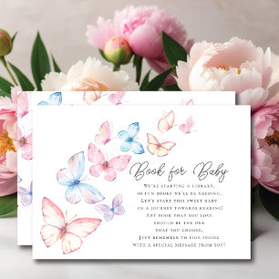 Whimsical Butterflies Book for Baby Enclosure Card