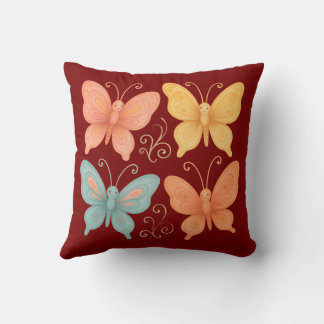 Whimsical Butterflies Cushion