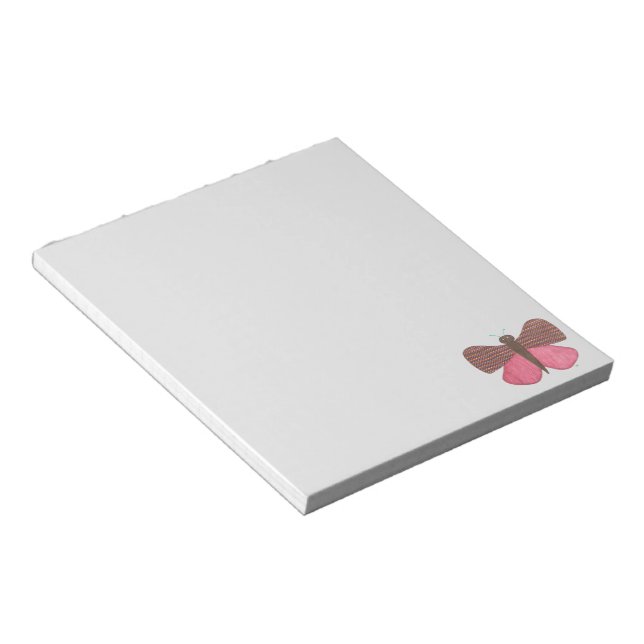 Whimsical Butterfly #5 Notepad-Erin Brie Art Notep Notepad (Angled)