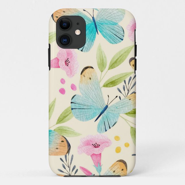 Whimsical  Butterfly    Case-Mate iPhone Case (Back)