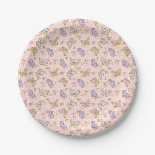 Whimsical Butterfly Paper Plate