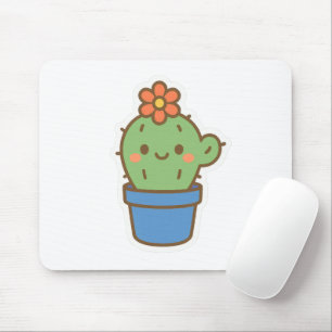 Whimsical Cactus Mouse Pad