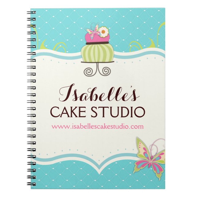 Whimsical Cake Bakery Note Book (Front)