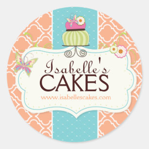 Whimsical Cake Labels