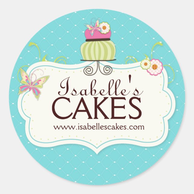 Whimsical Cake Labels (Front)