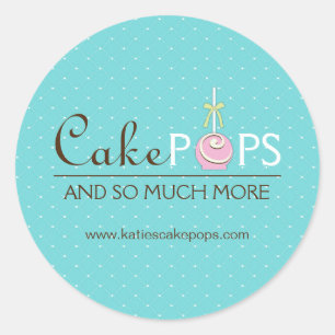 Whimsical Cake Pop Stickers
