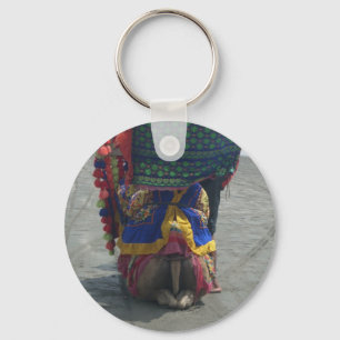 Whimsical Camel Art Print/Graphic Key Ring
