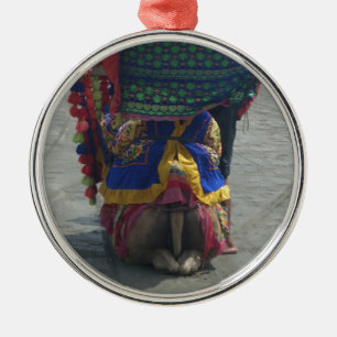 Whimsical Camel Art Print/Graphic Metal Tree Decoration